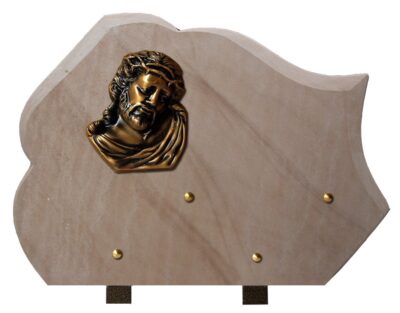 plaque souvenir tête du christ