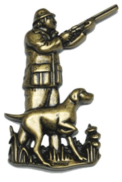 Bronze chasseur avec son chien