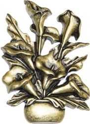 Bronze gerbe de fleurs