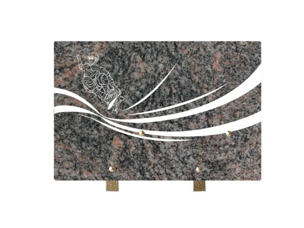 Plaque granit n°280g HB 20x30cm skate