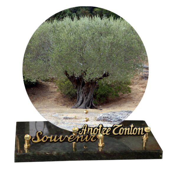 plaque funéraire olivier