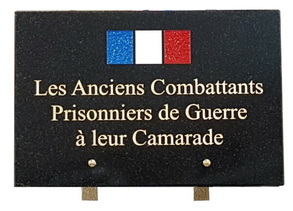 Plaque funéraire pour les prisonniers de guerre