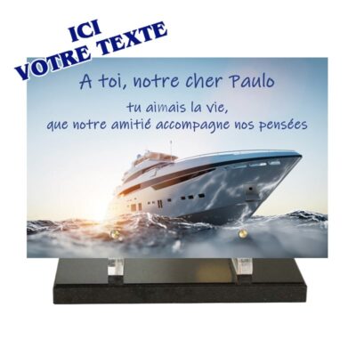 P-830 yacht MEP plaque funéraire yacht